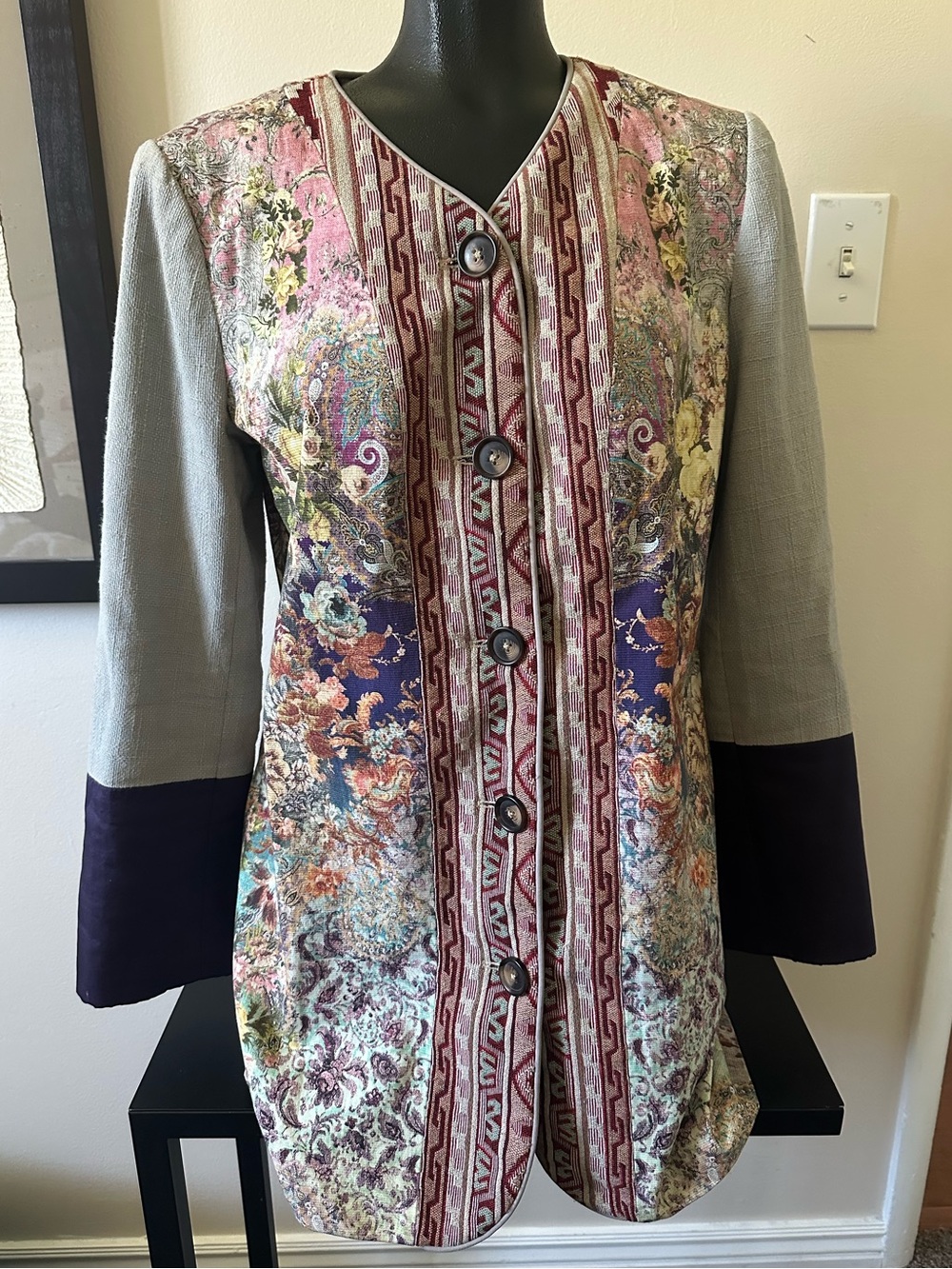 Sundance Floral Tapestry Patchwork Jacket